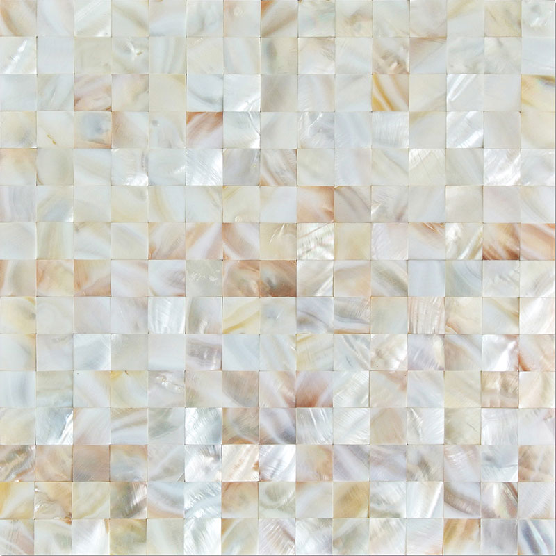 LFM-MOP-8017 Seamless Natural white freshwater mosaic tiles