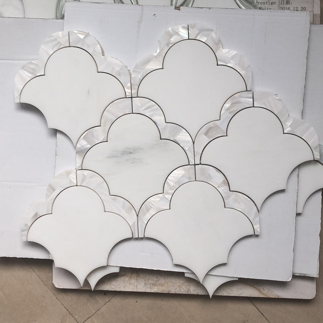 LFM-MM-9101 MARBLE+MOP Mosaic tiles