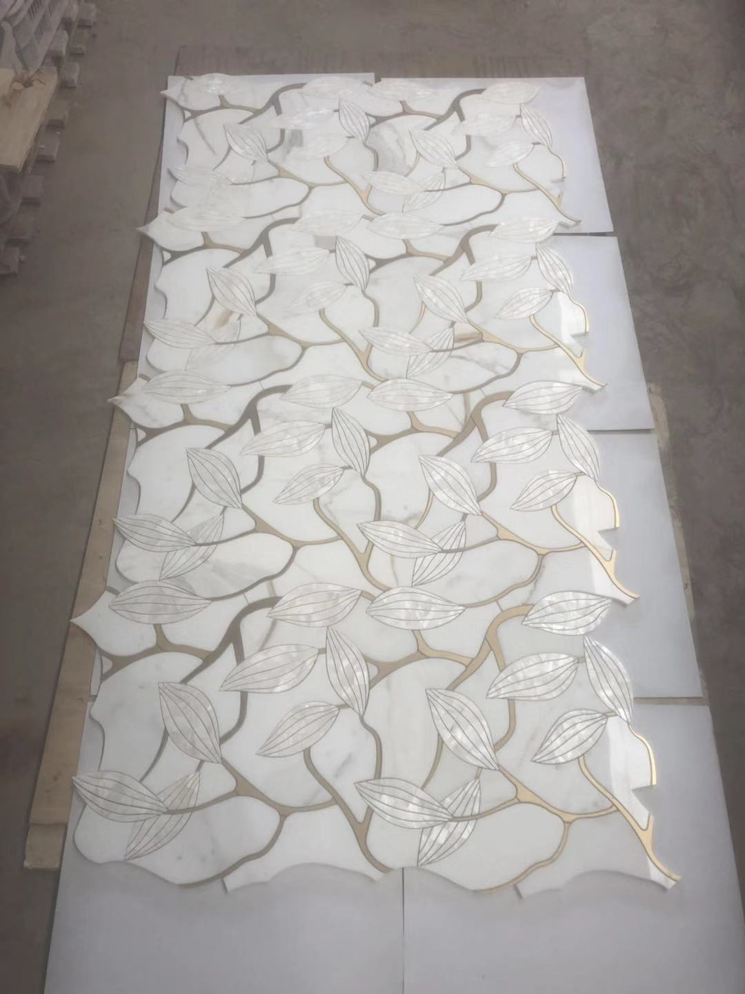 LFM-MM-9103 MARBLE+MOP Mosaic tiles