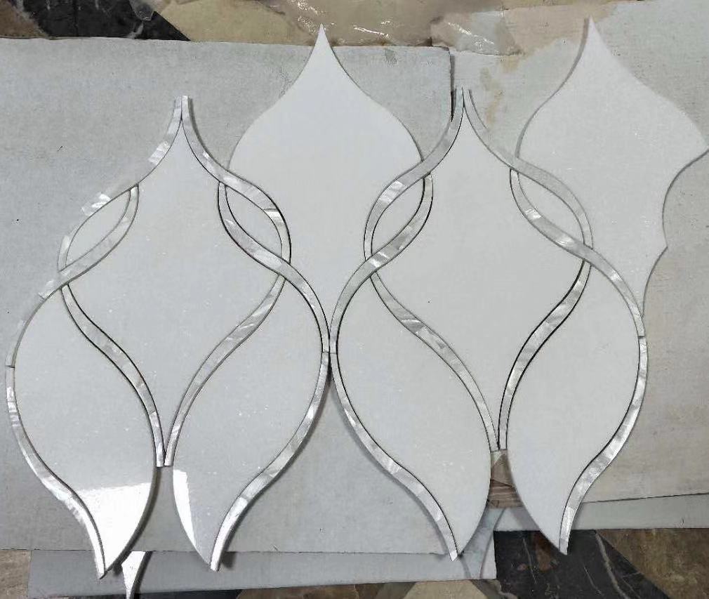 LFM-MM-9107 MARBLE+MOP Mosaic tiles