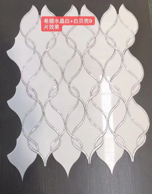 LFM-MM-9108 MARBLE+MOP Mosaic tiles