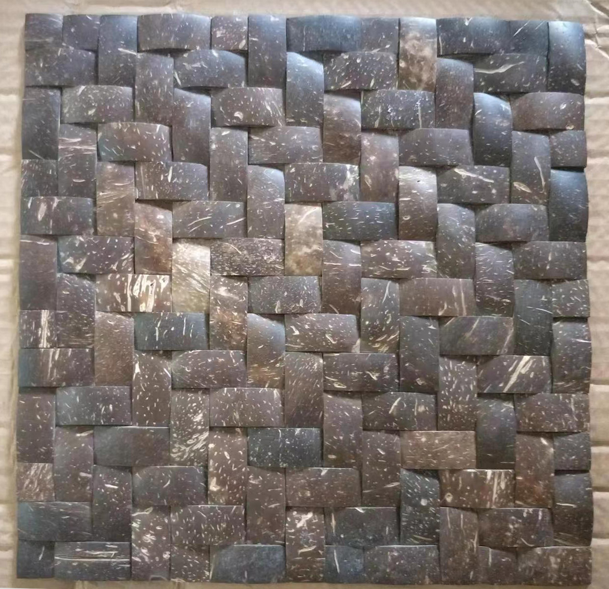 LFM-CCS-10001 Coconut shell mosaic tile