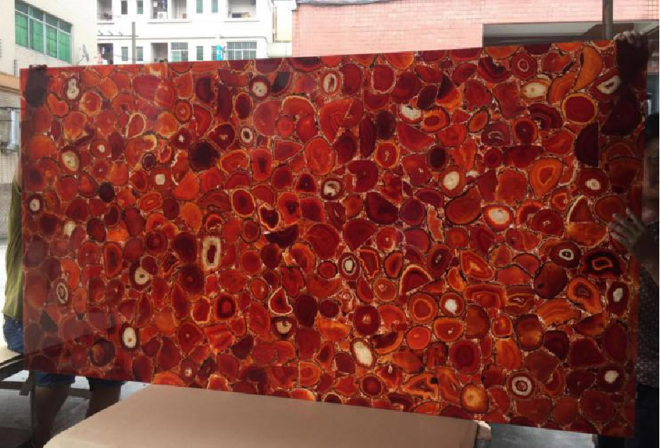 LFM-MNS-1701A Faux Red agate onyx